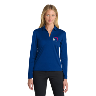ized Nike Women's Dri-FIT Micro Pique 20 Long Sleeve Polos