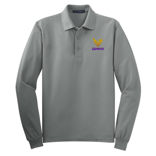 ized Port Authority® Tall Silk Touch™ Long Sleeve Polos