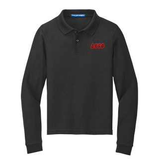Port Authority® Youth Long Sleeve Silk Touch™...