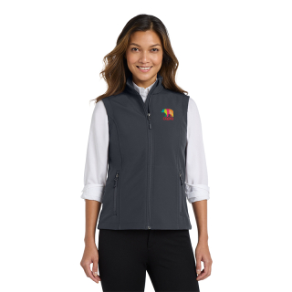 Printed Port Authority® Women's Core Soft Shell Vests