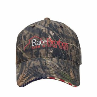 Camo Patriotic Structured Cotton Twill Caps