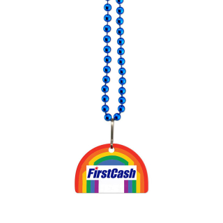 USA Made 1/16 Inch Rainbow Vinyl Medallion Beads