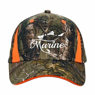 Camo Cap with Blaze Inserts