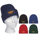 Customized Patch Knit Beanies with Cuff