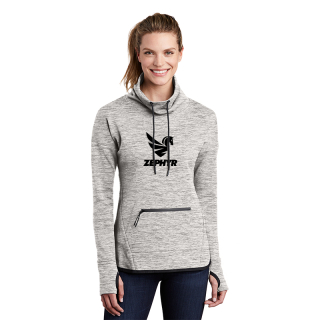 ized Sport-Tek® Women's Triumph Cowl Neck Pullovers