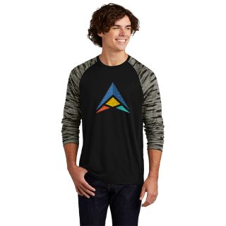 Sport-Tek® Drift Camo Colorblock Long Sleeve Tees
