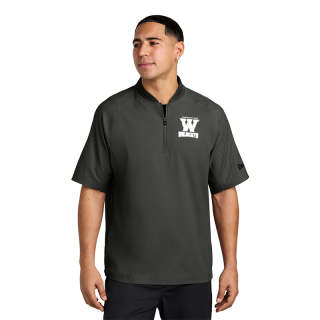 Printed New Era® Cage Short Sleeve Quater-Zip Jackets