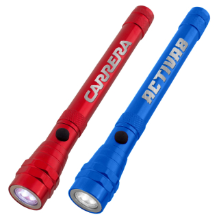 Telescopic Aluminum Flashlight with Magnet