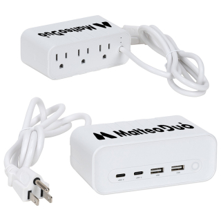 ized Relay 5 Ft Charging Stations with TypeC, USB, and AC...