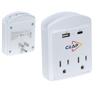 Flux Wall Chargers and Phone Holders with Type CUSB...