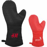 Promotional Logo Silicone Grilling Mitts