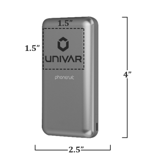 10,000 mAh PhoneSuit® Mag Max Wireless Pocket Charger...
