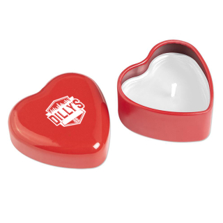 Printed 15G Red Heart Candles