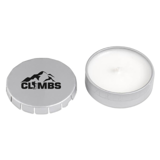 ized 13G Silver Round Tin Candles
