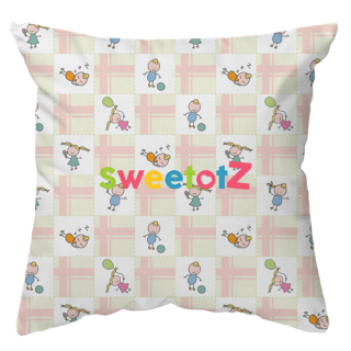Small Full Color Throw Pillows