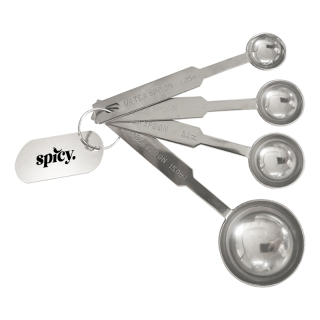 4 Pieces Stainless Steel Measuring Spoons
