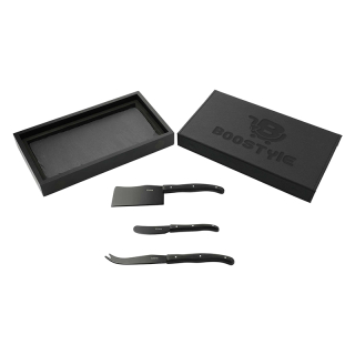 Modena Black Cheese and Serving Sets