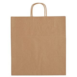 14 x 15 Inch Kraft Paper Brown Shopping Bags