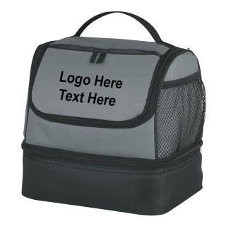 Two Compartment Lunch Pail Cooler Bags