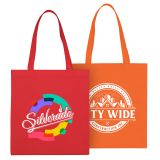 13.5 x 14 Custom Non-Woven Economy Tote Bags