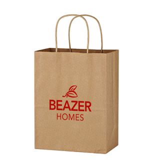 Printed Kraft Paper Shopping Bags