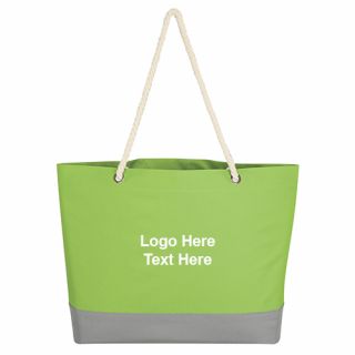 Logo Boca Tote Bags with Rope Handles