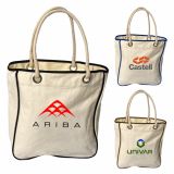 Custom Imprinted Rope Handle Cotton Tote Bags