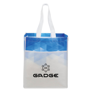 Gradient Laminated Grocery Totes