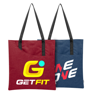Swoop Heathered rPET Tote Bags