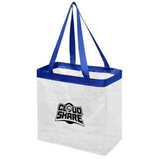 Promotional Logo Clear Open Tote Bags