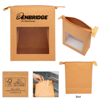 Kraft Paper Zippered Pouches