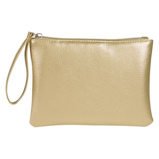 Metallic Glamour Cosmetic Wristlet Bags