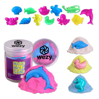 ized Magic Molding Cotton Sands with Plastic Molds