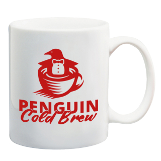 11 Oz White Ceramic Mugs