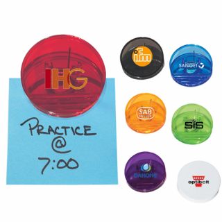 Printed Round Shape Clip Magnets