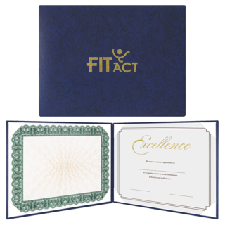 11.5x8.875 Inch Book Style Dual Certificate Holders