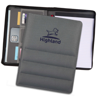 Puffer Zippered Padfolios with FSC® Recycled Paper