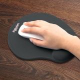 Custom Printed Solid Jersey Gel Mouse Pad with Wrist Rest