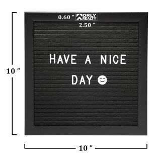 Printed Felt Board with Letters