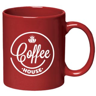 11 Oz Colored Stoneware Mugs
