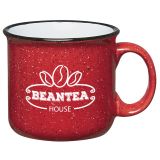 15 Oz Custom Red Campfire Mugs