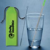 Custom Imprinted Stainless Steel Reusable Straw Kit