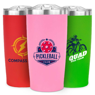 Wolverine 20 Oz Powder Coated Tumblers