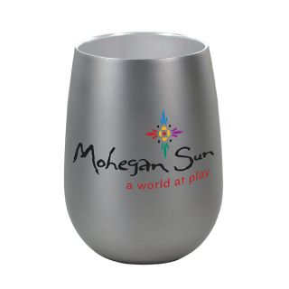 Full Color 12 Oz Halcyon® Stainless Steel Wine...