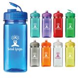 Custom 16 Oz Polysure Squared-Up Bottles