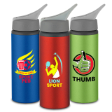 Personalized 25 Oz Aluminum Metallic Bike Bottles