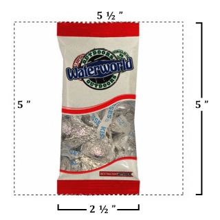 Printed Zagasnacks™ Snack Pack Bags - Hershey Kisses