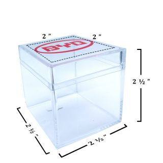 ized Cube Shaped Acrylic Container with Mentos Assorted...
