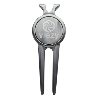 Deluxe Magnetic Divot Repair Tool with Ball Markers