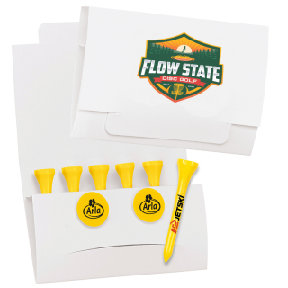 6-2 Golf Tee Packets 3.25 Inch Tees